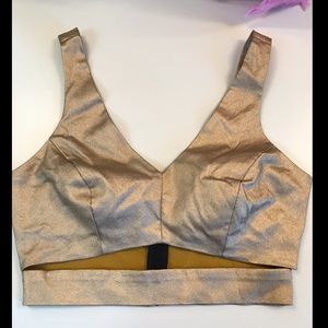 Metallic Gold Bralette thing
